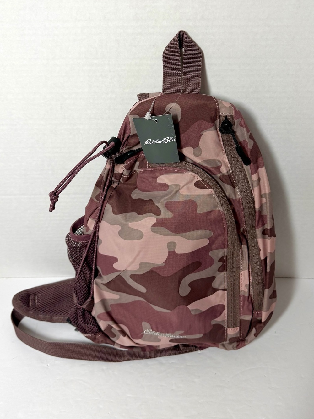 Eddie Bauer Ripstop Sling Pack misty rose Camo - New with tag